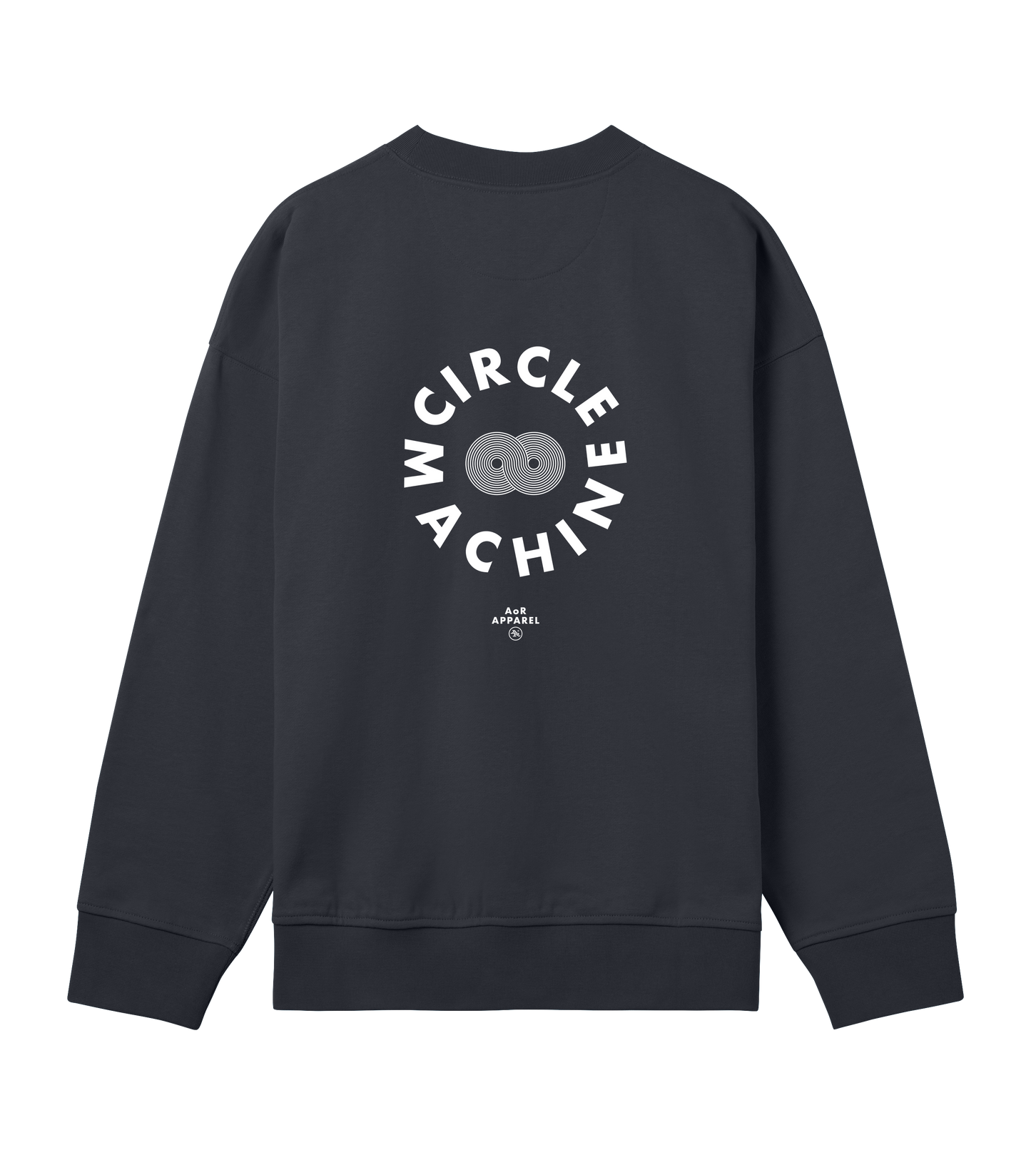 AoR Mens Boxy Sweatshirt Circle Machine