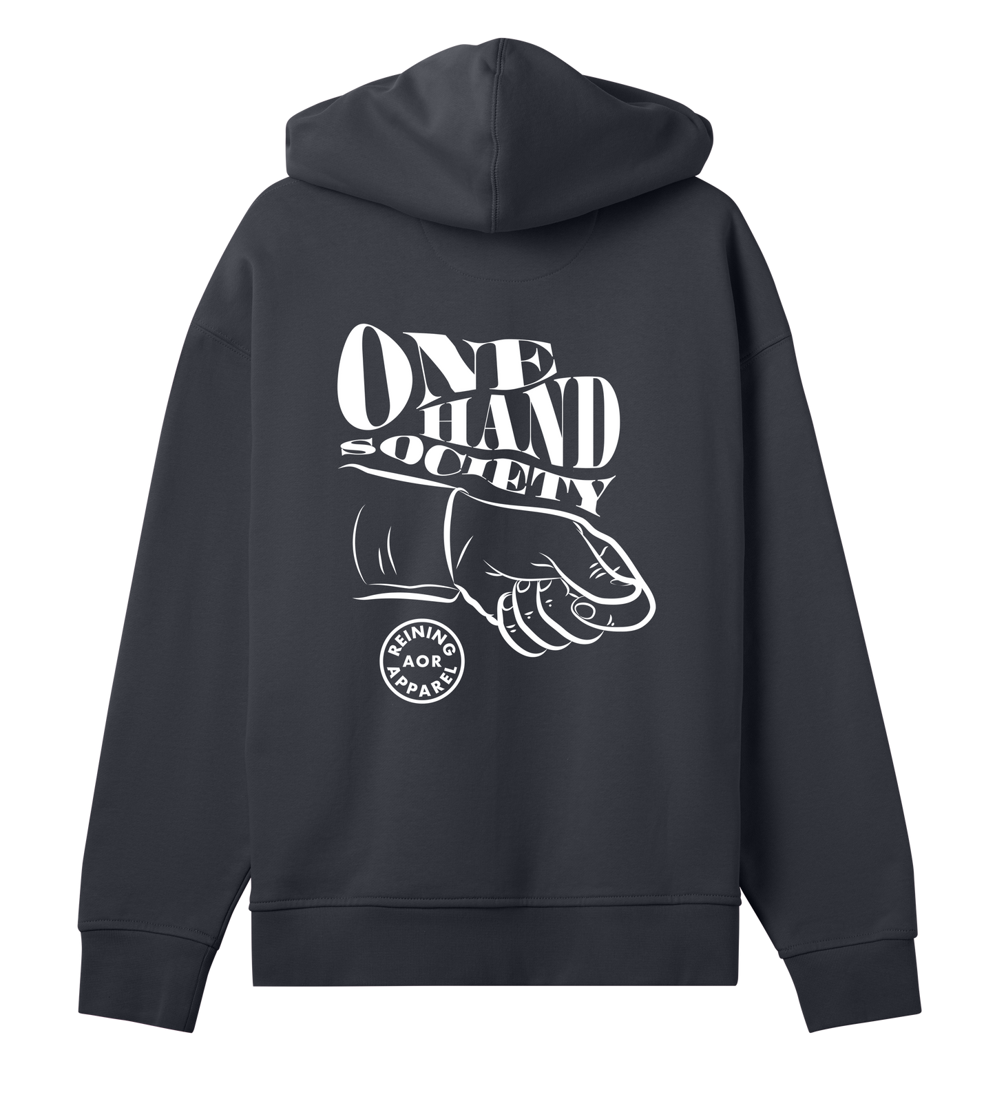 AoR Womens Oversized Hoodie One Hand Society