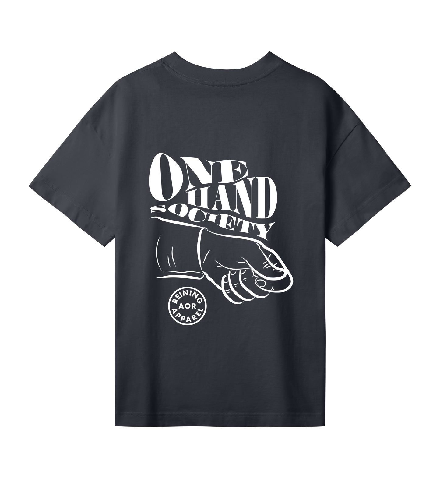 AoR Womens Oversized Tee One Hand Society