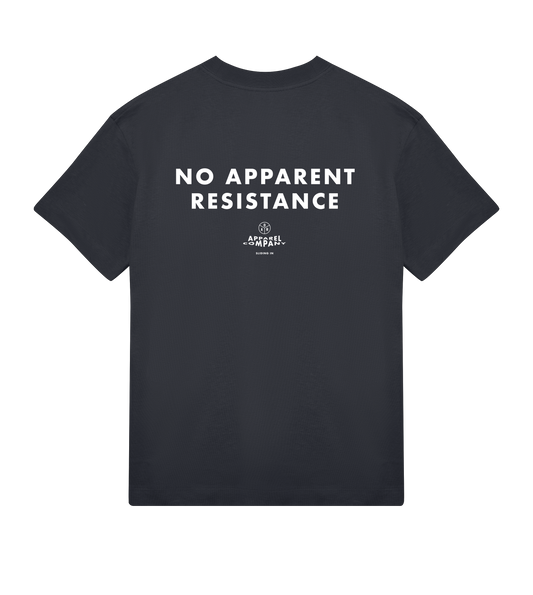 AoR Mens Boxy Tee No Resistance Black