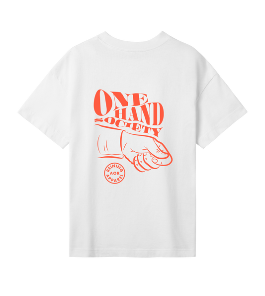 AoR Womens Oversized Tee One Hand Society