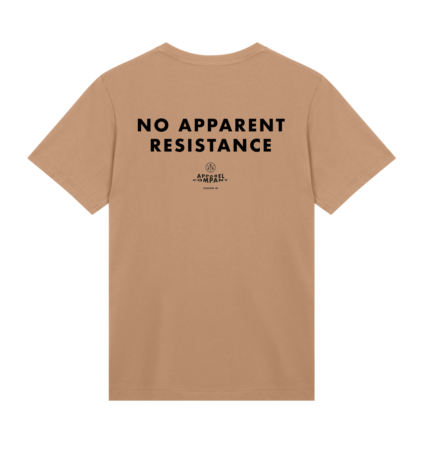 AoR Mens Regular Tee No Resistance Sand