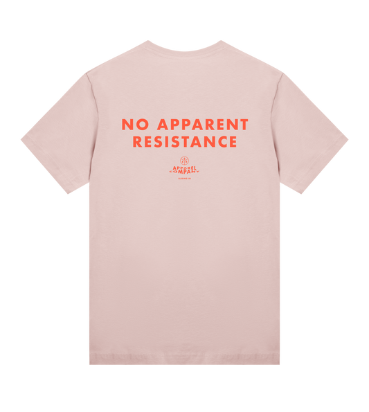 AoR Womens Regular Tee Soft Pink No Resistance