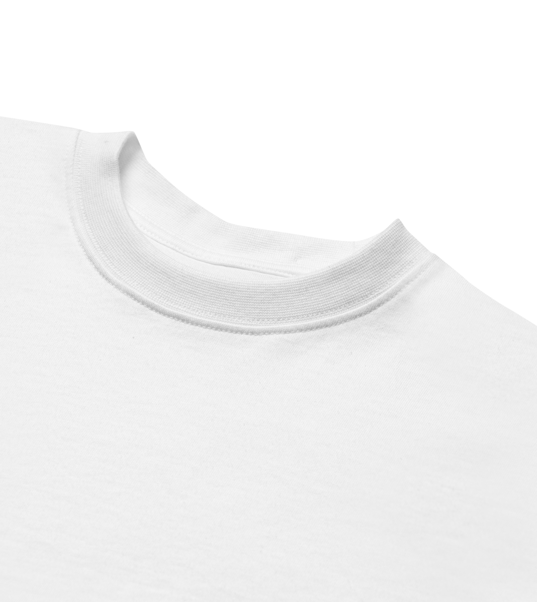 AoR Mens Boxy Tee White Circle Machine